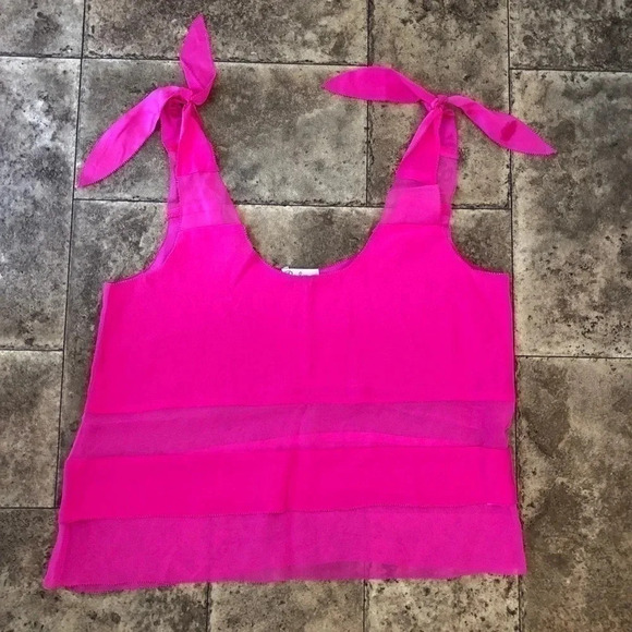 Women's Parker 100% Silk Tank Top - Sz. XS - Picture 1 of 2